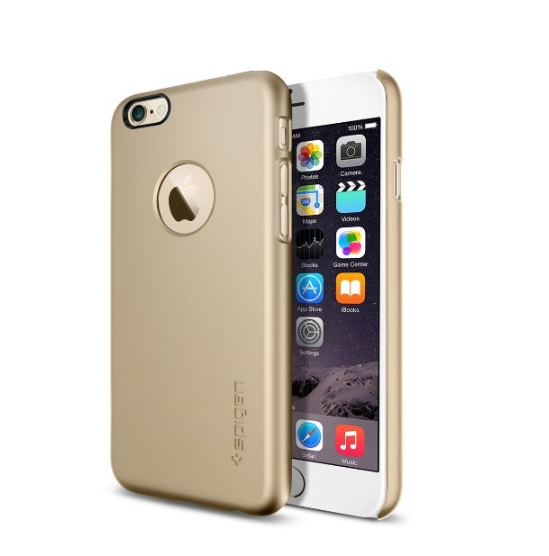 iPhone 6 Case SpigenThin Fit Exact-Fit champagne gold Premium Clear Hard Case for iPhone 6